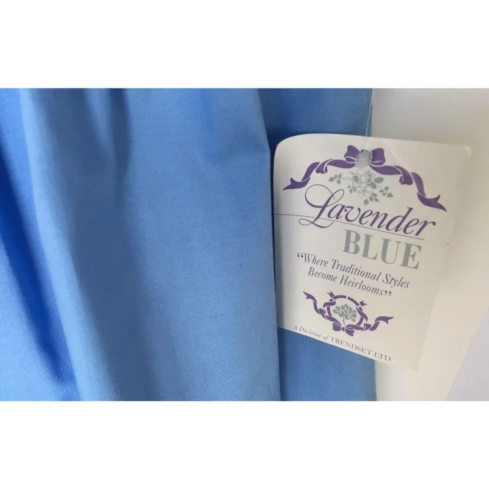 Girls Dress Size 2T Lavender Blue Boutique Cotton Blend Church Party Bow Gift - Picture 5 of 6